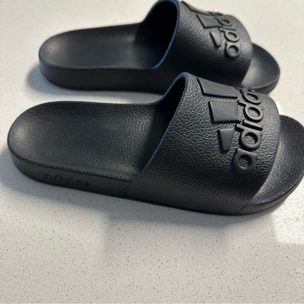 Adidas Black Slide Sandals - Picture 4 of 8